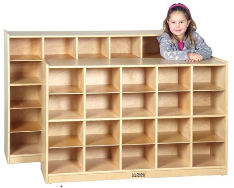 The Office Leader Astor Open Shelf Wood Storage Locker Cabinet