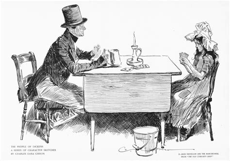 Charles Dana Gibson Dickens Characters From The Old Curiosity Shop Ladies Home Journal Jan