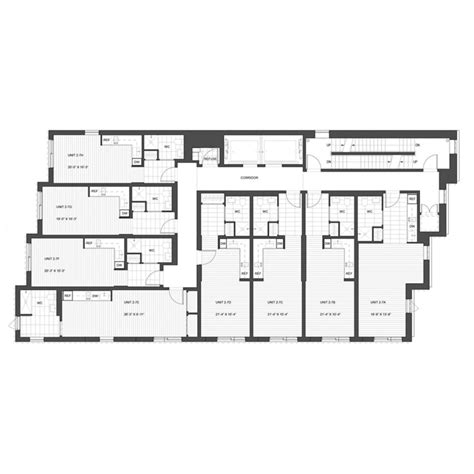 Long Narrow Apartment Floor Plans