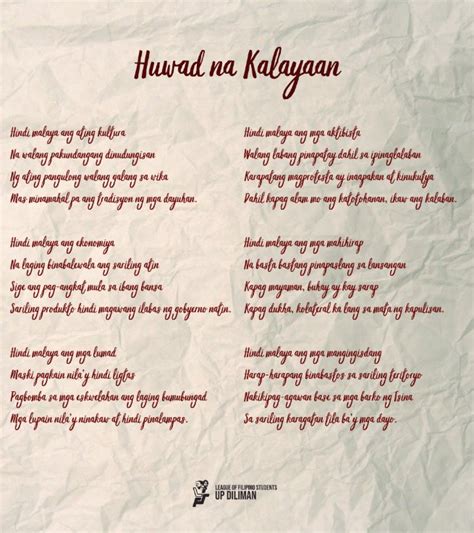 Halimbawa Ng Tula Tungkol Sa Kalayaan