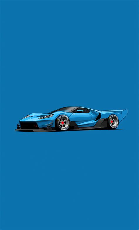 1280x2120 Ford Gt C Vgt Minimal 4k Iphone 6 Hd 4k Wallpapers Images