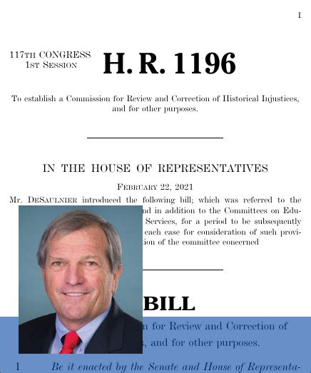Confronting And Correcting Historical Injustices Act Hr 1196