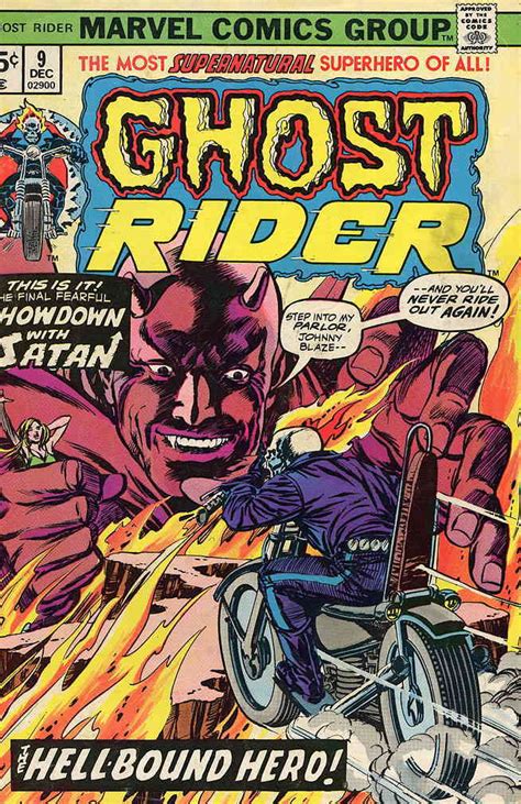 Ghost Rider Vol 1 9 With Marvel Value Stamp Gd Marvel Low