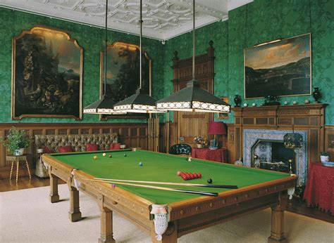 The Billiard Room At Holker Hall Cumbria England Billiard Room
