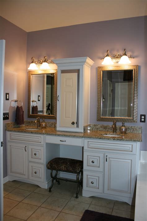This collection includes the best options for your bathroom vanity with makeup area to make it adorable. This vanity is from our Koch Classic cabinet line. The ...