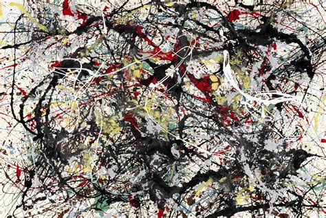Jackson Pollock New York Post Peindre Un Tableau Expressionnisme
