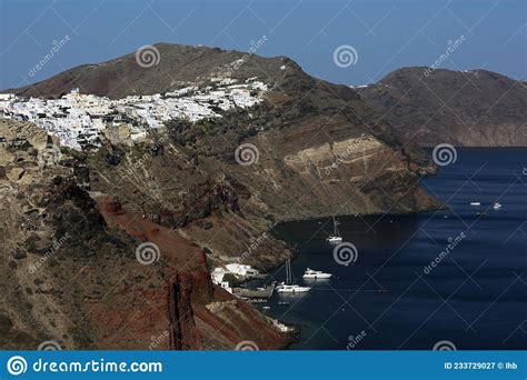 Oia Santorini Greece Stock Image Image Of Aegean 233729027