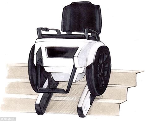 Technology advancements have been widespread over the years. Scavelo wheelchair uses rubber 'tank' tracks to climb ...