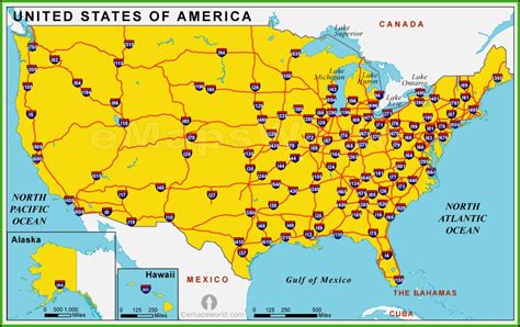 Us Interstate Map 2b5