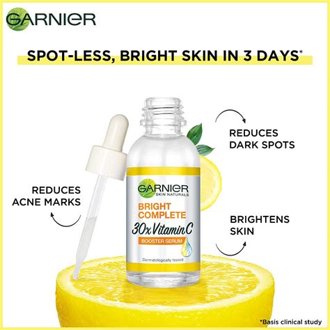 Garnier Bright Complete Vitamin C Booster Face Serum 30ml Pillpharm