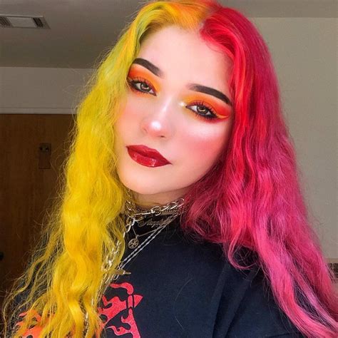 lunar tides hair colors lunartideshair posted on instagram “🍓strawberry lemonade🍋loving this