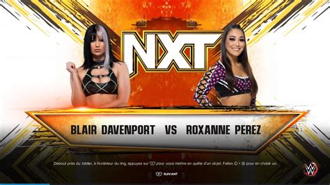 Nxt Blair Davenport Vs Roxanne Perez 072623 Wwe Nxt Youtube