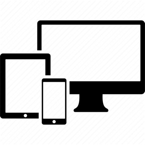 Computer Desktop Device Ipad Mobile Phone Smartphone Icon