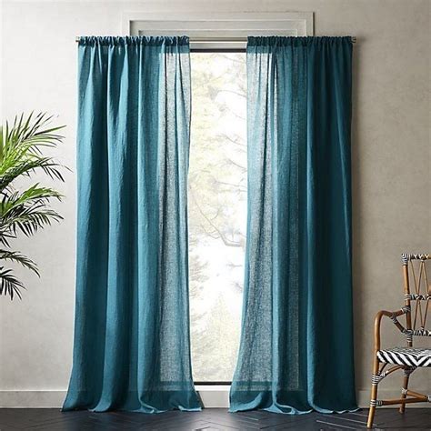 Outrageous Teal Sheer Panels White Curtains 54 Length Rust Orange