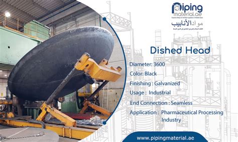 Dished Head And Pressure Vessel Dish Ends Dimensions Weight Chart