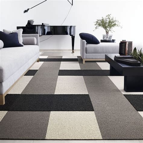 Carpet Tiles Offer An Easy Way To Carpet A Room 間取り インテリアデザイン 模様替え