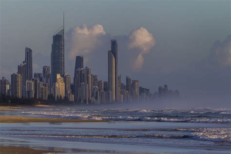 Download Wave Sea Beach Australia Queensland City Man Made Gold Coast