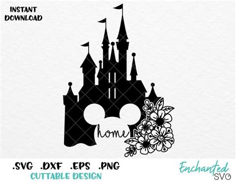 Free Free 241 Disney Castle With Mickey Ears Svg SVG PNG EPS DXF File