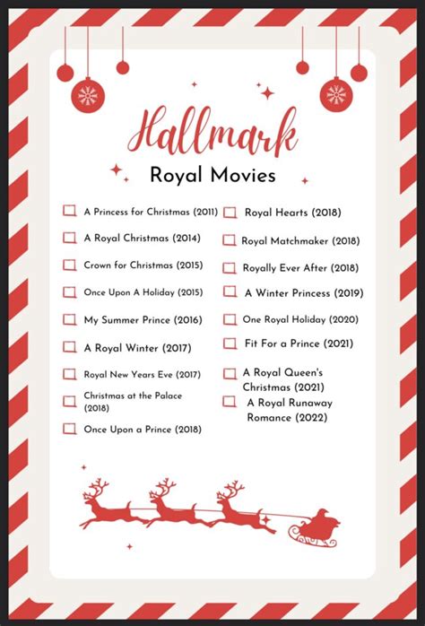 2023 printable list of all hallmark christmas movies yes all