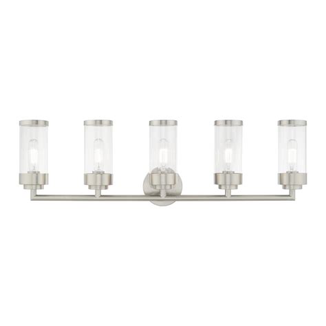 Get 5% in rewards with club o! Livex Lighting Hillcrest 5.125 in. 5-Light Brushed Nickel ...