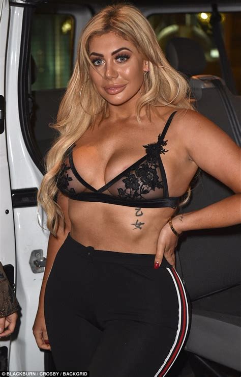 Chloe Ferry Wears Semi Sheer Bra For Geordie Shore Filming