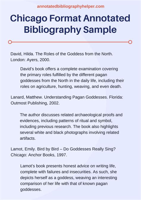 Annotated Bibliography Chicago Style Alphabetical Order A Complete