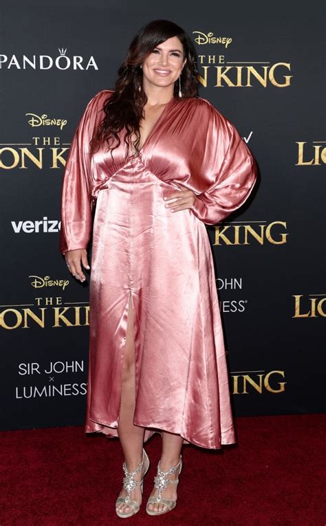 Gina Carano From The Lion King Premiere Star Sightings E News