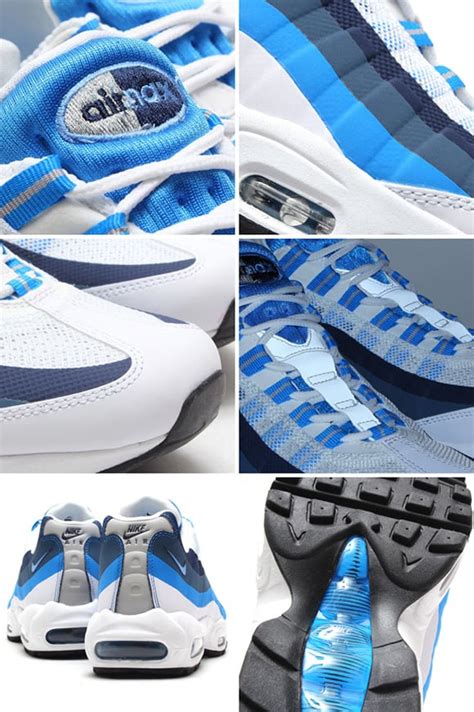 Nike Air Max 95 No Sew White University Blue Sneakerfiles