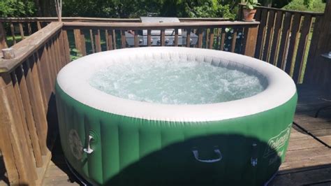 Review Coleman Lay Z Spa Inflatable Hot Tub Youtube