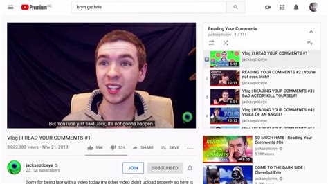 Reacting To Jacksepticeye Youtube