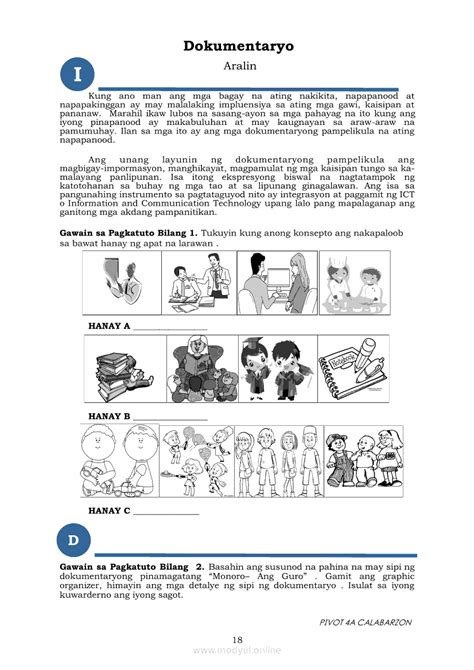 Grade 7 Filipino Worksheets Daily Lesson Log Detailed Lesson Plan And