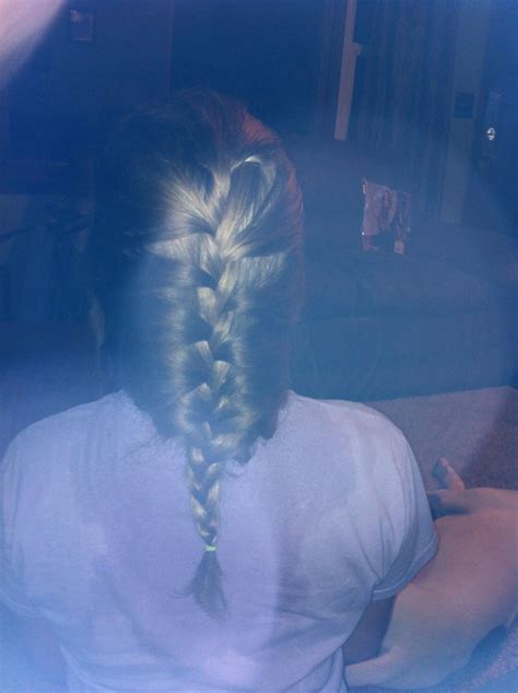 Loose French Braid Lovely ️ My Mom Did This Hah Loose French Braids Mom Lovely Hair