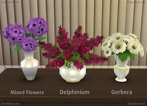 Flower Set 2 For The Sims 4