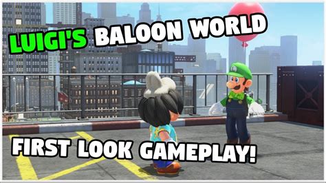 Luigis Balloon World Showcase Gameplay Super Mario Odyssey Free