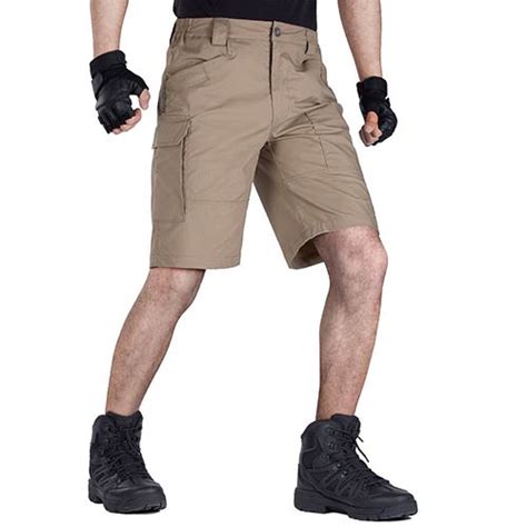 Mens Tactical Cargo Shorts Relaxed Fit Water Resistant Work Hiking