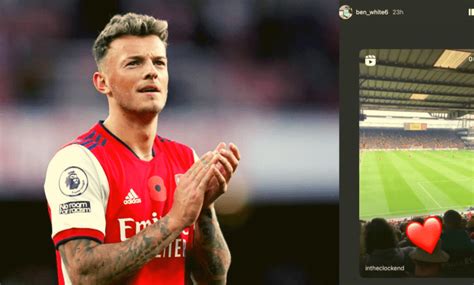 Arsenal Supporters Create A New Chant For Ben White Against Watford