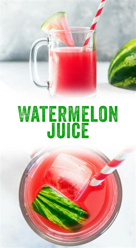 Watermelon Juice Made In Minutes In A Blender A Couple Cooks