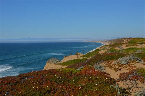 Fort Ord Dunes State Park With A Fogged In Santa Cruz In T Flickr