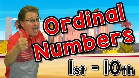 Ordinal Numbers Jack Hartmann Youtube