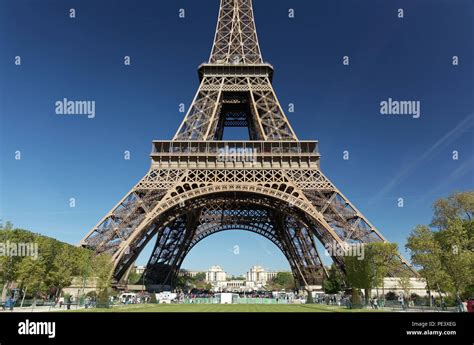 The Eiffel Tower Shot From Different Locations And Angles With Close