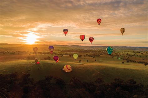 Canowindra International Balloon Challenge Nsw Visitor Travel And