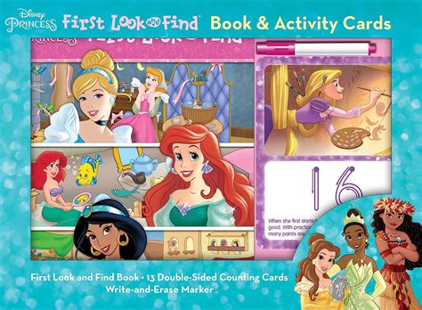 Disney Princess First Look And Find Book And Activity Cards First Look