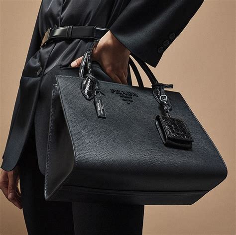 See Pradas All Black Handbag Capsule Collection