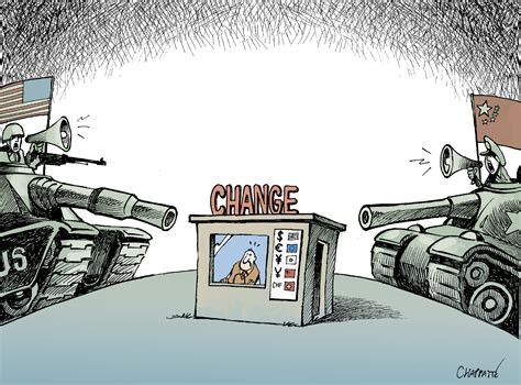 Currency War Globecartoon Political Cartoons Patrick Chappatte