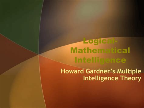 What Is Logical Mathematical Intelligence Importance