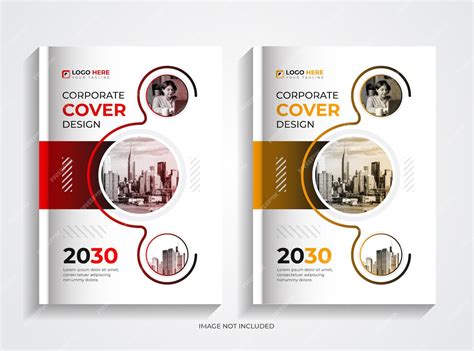 Premium Vector Creative Profesional Corporate Book Cover Design Set