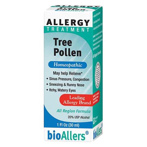 Bioallers Tree Pollen Allergy Treatment Allergy Relief