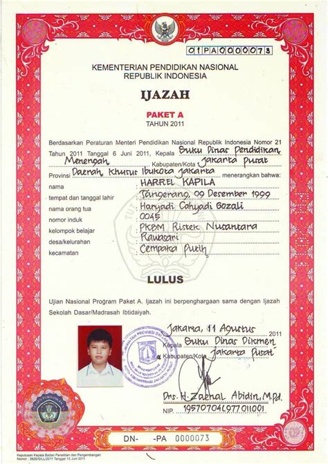 Letak Nomor Ijazah Satpam Contoh Nomor Legalisir Ijazah Sma Tahun