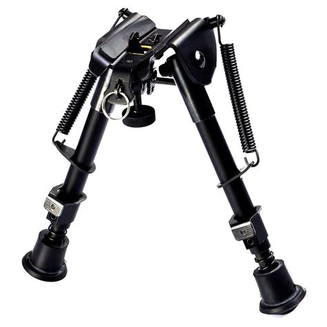 6 To 9 Adjustable Spring Return Hunting Rifle Bipod Tl29258 Pack Of 2 By Cw