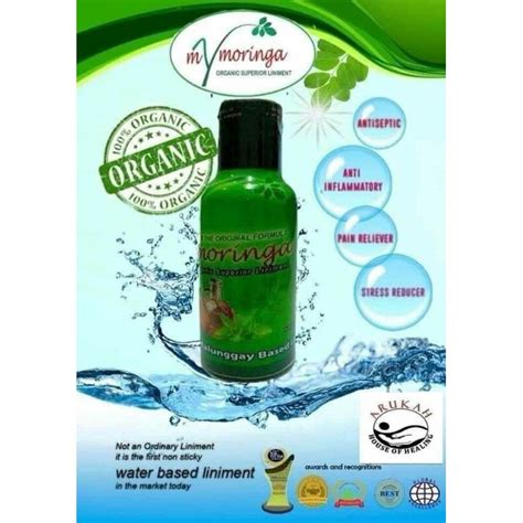My Moringa Liniment Oil Organic Oil Shopee Philippines